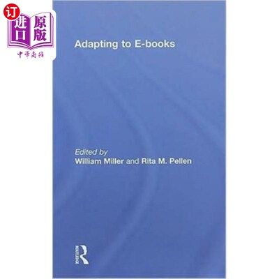 海外直订Adapting to E-Books 适应电子书