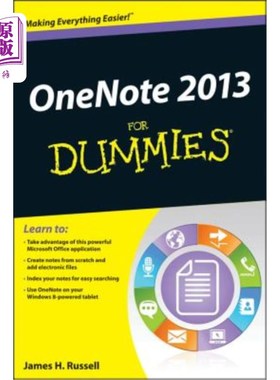 海外直订OneNote 2013 For Dummies OneNote 2013假人版