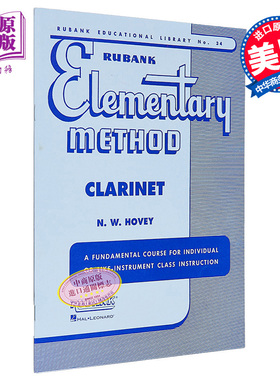 Rubank Elementary Method Clarinet 进口艺术 Rubank初级演奏法：单簧管【中商原版】