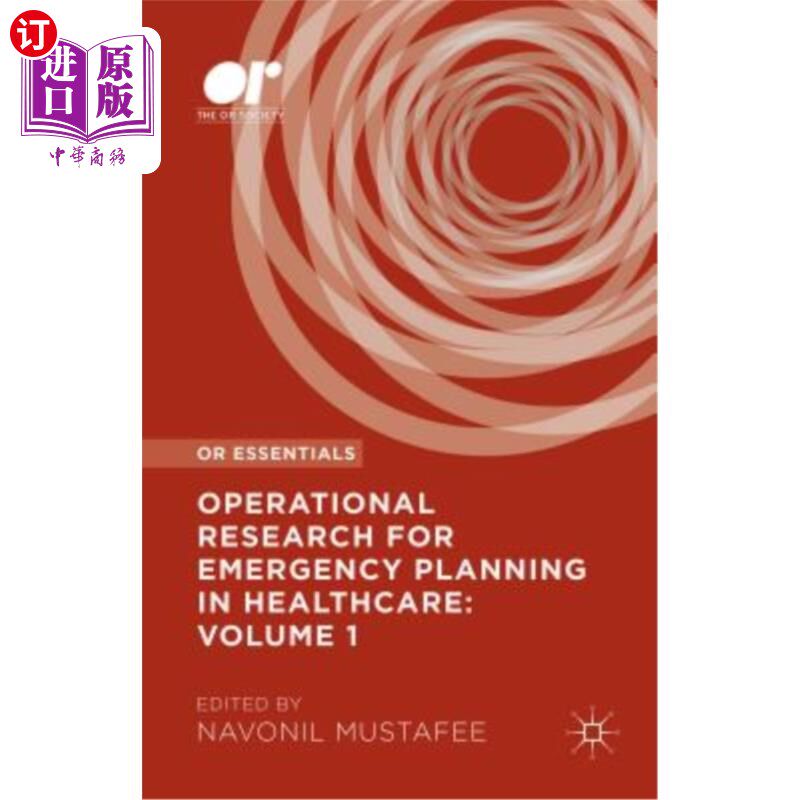 海外直订Operational Research for Emergency Planning in Healthcare: Volume 1 医疗卫生应急计划的运筹学:第一卷