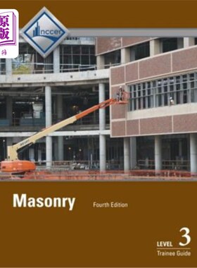 海外直订Masonry Trainee Guide, Level 3 砌体实习生指南，三级