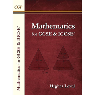 现货 英国CGP Maths for GCSE and IGCSE Textbook - Higher【中商原版】