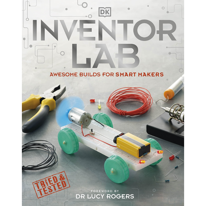 DK STEM Inventor Lab Projects for genius makers DK STEM大课题 发明实验室 英文原版儿童绘本 7到12岁【中商原版】