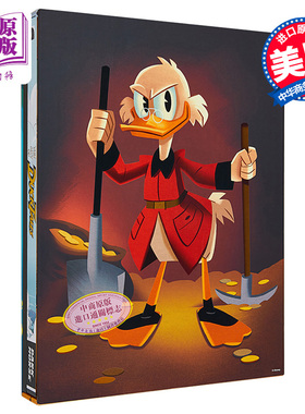 新唐老鸭俱乐部设定集 豪华版 Art Of Ducktales Deluxe Ed 英文原版 Disney Ken Plume【中商原版】
