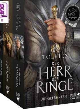 预售 【德文版】托尔金 指环王 魔戒 电影版 Der Herr der Ringe 德文原版 JRR Tolkien 经典奇幻小说 国际畅销流行故事【中商原版