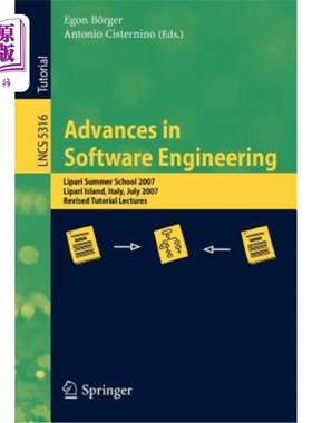 海外直订Advances in Software Engineering: Lipari Summer School 2007, Lipari Island, Ital 软件工程进展：2007年7月8