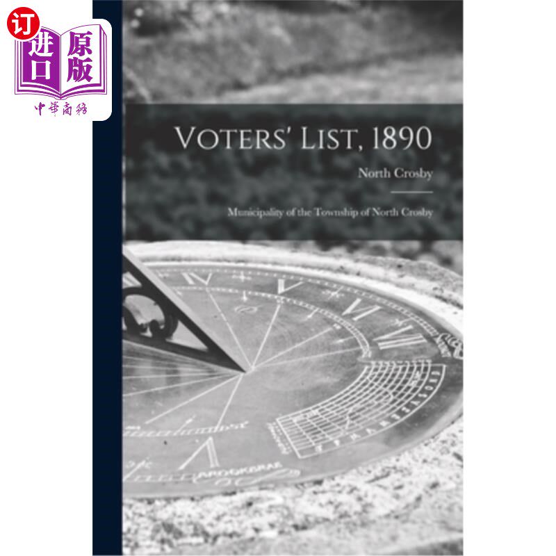 海外直订voters list, 1890 [microform]: municipality of the