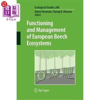 海外直订Functioning and Management of European Beech Ecosystems 欧洲山毛榉生态系统的功能和管理