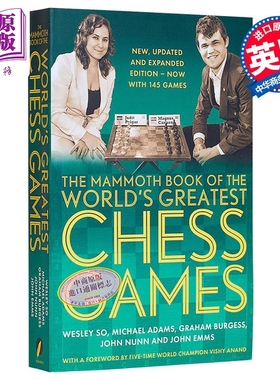 猛犸象世界国际象棋游戏大全 The Mammoth Book of the World's Greatest Chess Games 英文原版 GRAHAM BURGESS【中商原版】