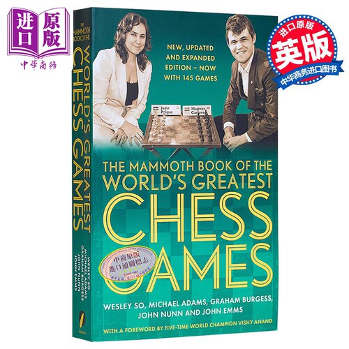 猛犸象世界国际象棋游戏大全 The Mammoth Book of the World's Greatest Chess Games 英文原版 GRAHAM BURGESS【中商原版】
