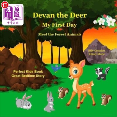 海外直订Devan the Deer My First Day: Meeting the Forest Animals 我的第一天:遇见森林动物