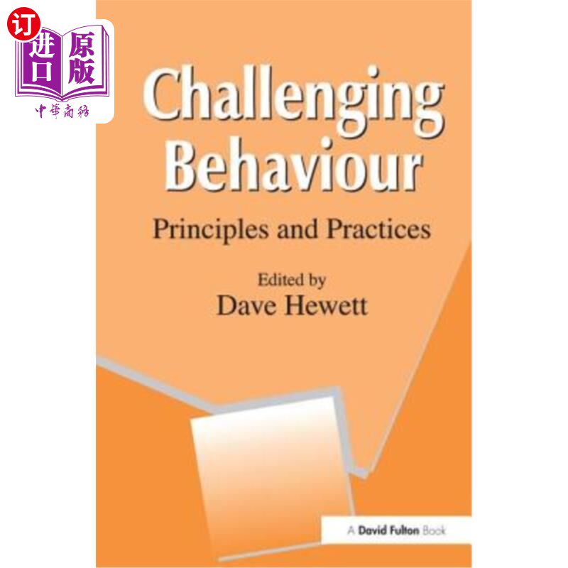 海外直订医药图书Challenging Behaviour 挑战性行为