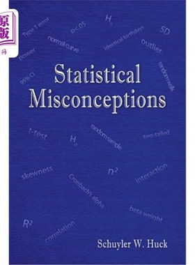 海外直订Statistical Misconceptions 统计的误解