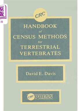 海外直订CRC Handbook of Census Methods for Terrestrial Vertebrates CRC陆生脊椎动物普查方法手册