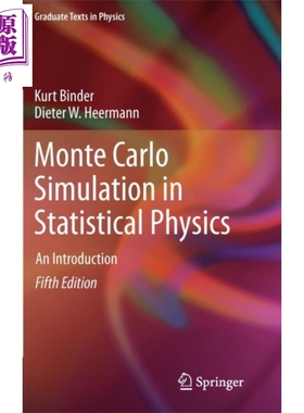 现货 统计物理学中的蒙特卡洛方法 第5版 英文原版 Monte Carlo Simulation in Statistical Physics Kurt Binder【中商原版】