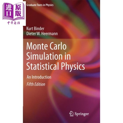 现货 统计物理学中的蒙特卡洛方法 第5版 英文原版 Monte Carlo Simulation in Statistical Physics Kurt Binder【中商原版】