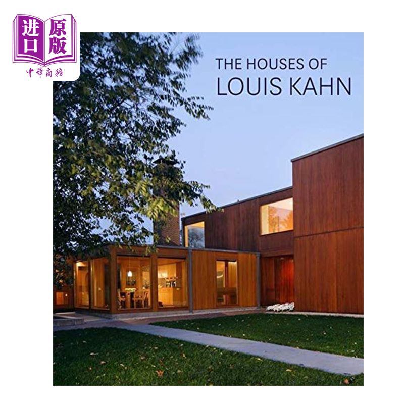 现货 The Houses of Louis Kahn进口艺术路易斯-卡恩的房子建筑设计 Yale【中商原版】