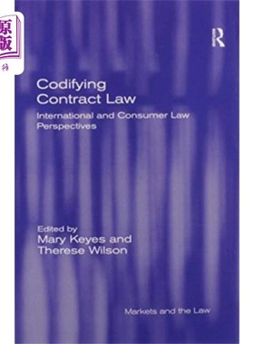 海外直订Codifying Contract Law 编纂《合同法》