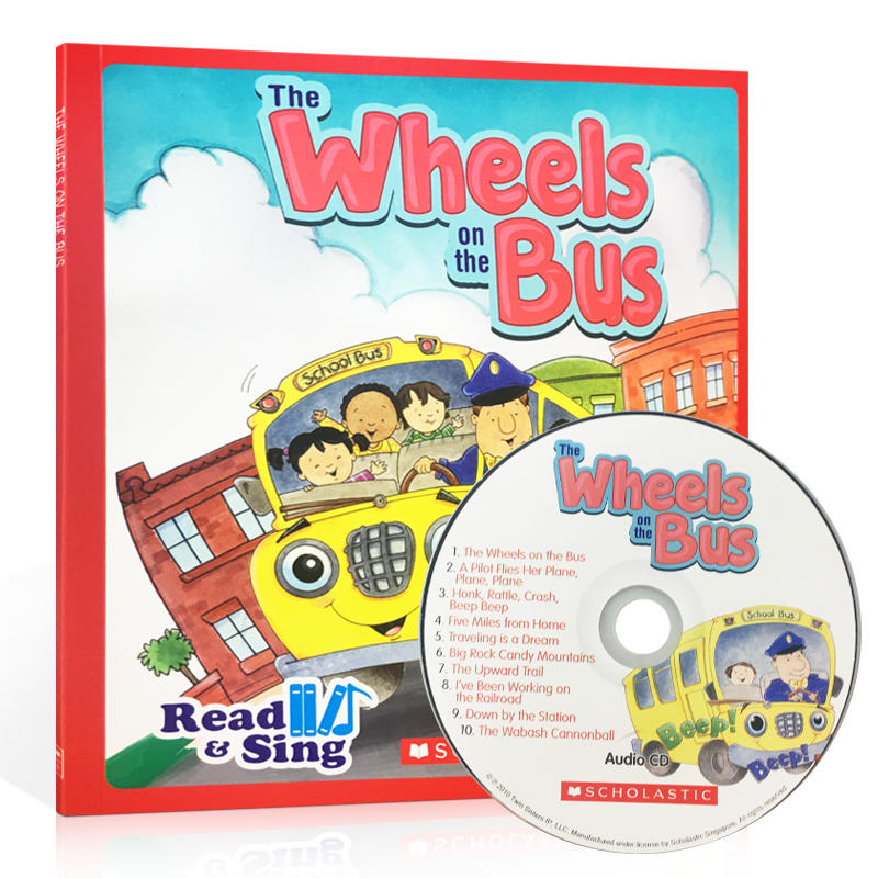 附cd 儿童歌谣绘本 10首童谣儿歌 scholastic学乐 3-6岁【中商原版】