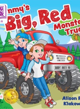 海外直订Mommy's Big, Red Monster Truck 妈妈的红色大卡车
