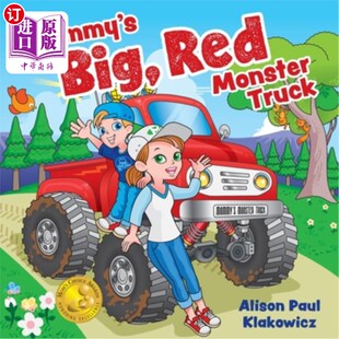 海外直订Mommy's Big, Red Monster Truck 妈妈的红色大卡车