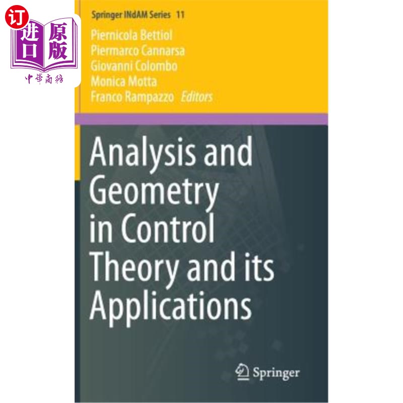 海外直订Analysis and Geometry in Control Theory and Its Applications 控制理论中的分析与几何及其应用