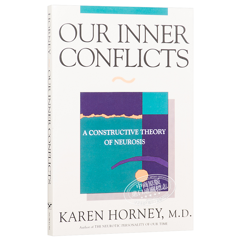 预售 卡伦 霍妮 我们内心的冲突 豆瓣高分 英文原版 Our Inner Conflicts 精神分析 心理学 Karen Horney【中商原版】