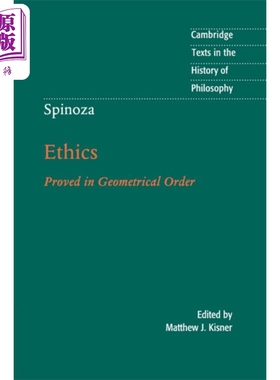 预售 斯宾诺莎 伦理学 剑桥哲学史经典文本丛书 英文原版 Spinoza Ethics【中商原版】