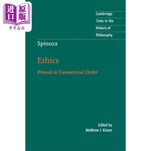 剑桥哲学史经典 文本丛书 中商原版 斯宾诺莎 Ethics 伦理学 Spinoza 预售 英文原版