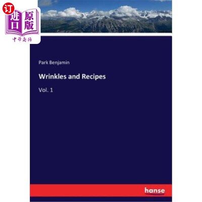 海外直订Wrinkles and Recipes 皱纹和配方