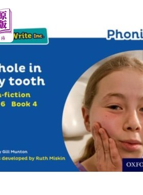 海外直订Read Write Inc. Phonics: Blue Set 6 Non-fiction ... Read Write公司自然拼读:蓝色套装6非小说类4我的牙齿上有个