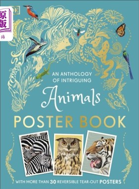 海外直订Anthology of Intriguing Animals Poster Book 有趣的动物选集海报书