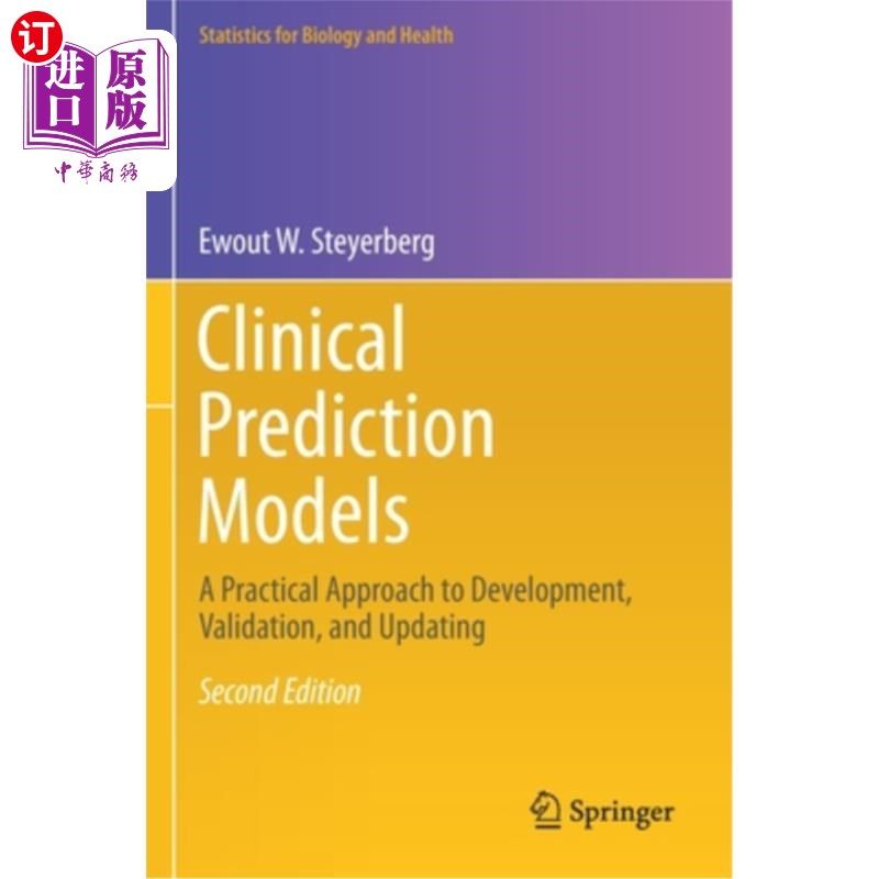 海外直订医药图书Clinical Prediction Models: A Practical Approach to Development, Validation, and 临床预测模型:开发