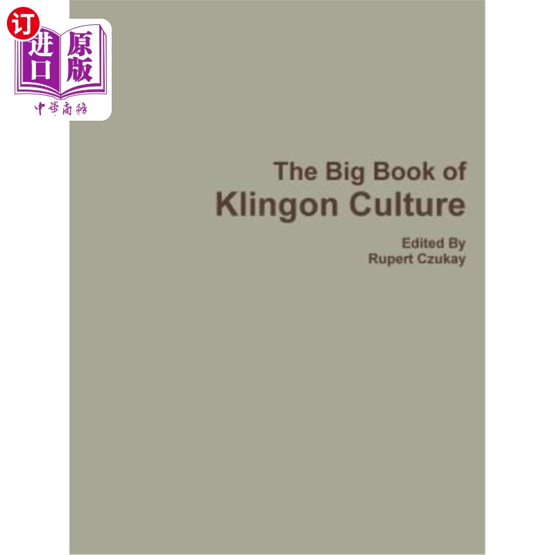 海外直订The Big Book of Klingon Culture 克林贡文化大书