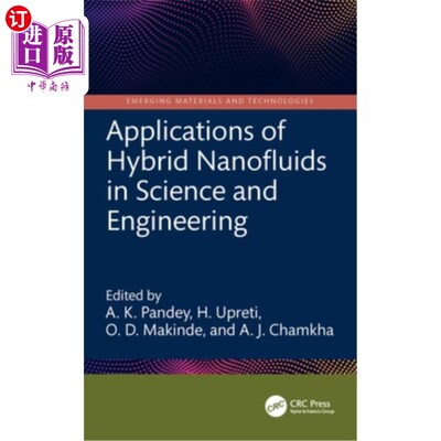 海外直订Applications of Hybrid Nanofluids in Science and Engineering 混合纳米流体在科学与工程中的应用