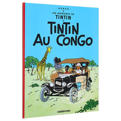 预售 【中商原版】【法国法文版】丁丁历险记：丁丁在刚果 法文原版 Tintin au congo Herge Casterman