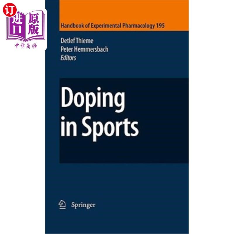 海外直订医药图书Doping in Sports 掺杂在体育