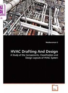 海外直订HVAC Drafting And Design 暖通空调制图与设计