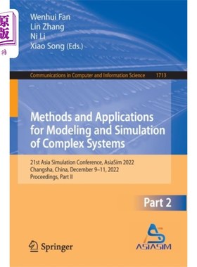 海外直订Methods and Applications for Modeling and Simula... 复杂系统建模与仿真的方法与应用