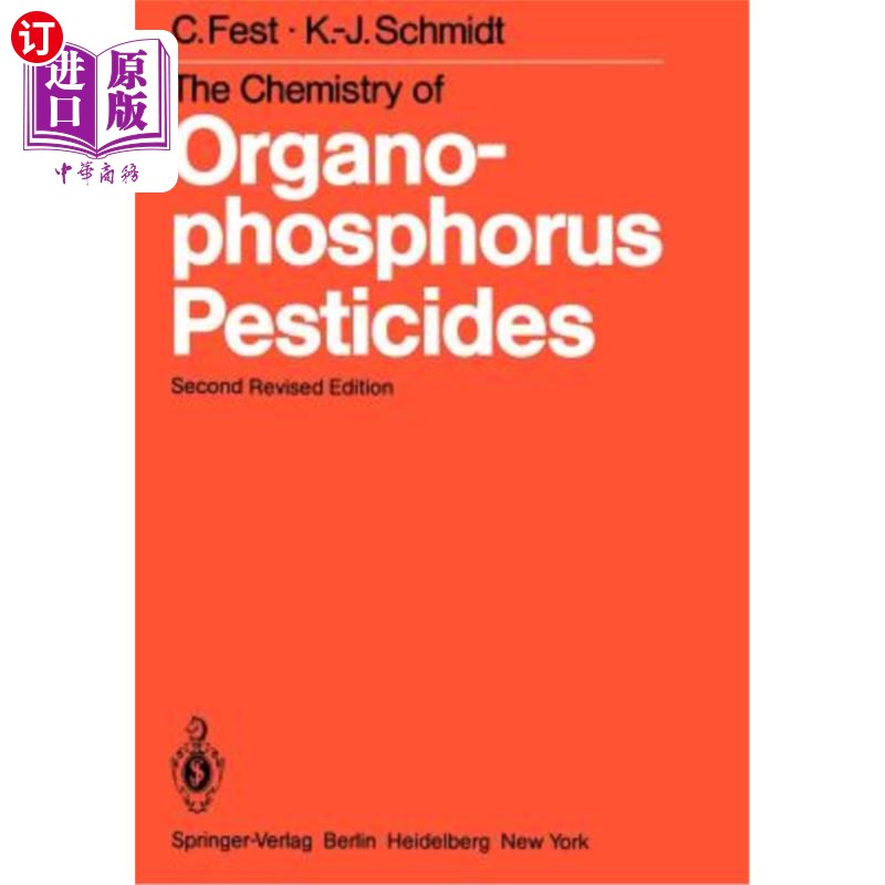 海外直订The Chemistry of Organophosphorus Pesticides 有机磷农药化学