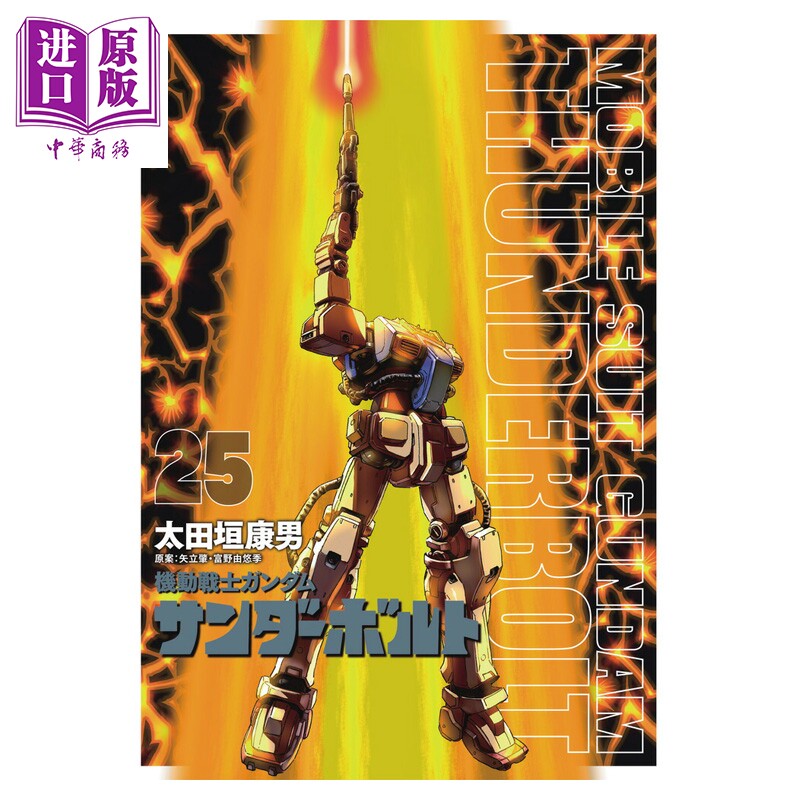 漫画 机动战士高达 雷霆宙域战线 限定版 第25集 附带扉页彩插书 太田垣康男 小学馆 日文原版漫画书 機動戦士ガンダム
