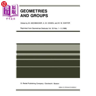 海外直订Geometries and Groups: Proceedings of the Workshop Geometries and Groups, Finite 几何与群：几何与群研讨会论