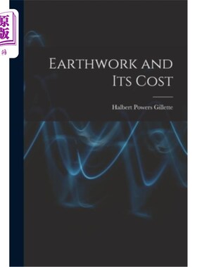 海外直订Earthwork and Its Cost 土方工程及其成本