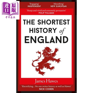 预售 你一定爱读的极简英格兰史 英文原版 The Shortest History Of England HAWES James 英国史【中商原版】