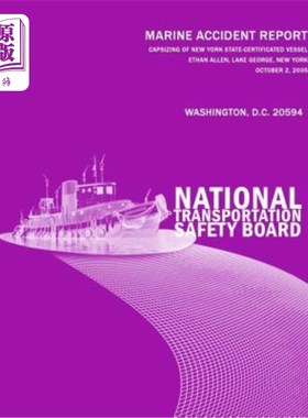 海外直订Fire Aboard Construction Barge Athena 106 West Cote Blanche Bay, Louisiana, Octo 2006年10月12