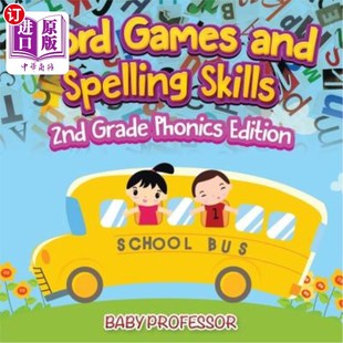 海外直订Word Games and Spelling Skills 2nd Grade Phonics Edition 文字游戏和拼写技能2年级语音版