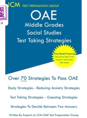 海外直订OAE Middle Grades Social Studies Test Taking Strategies: OAE 031 - Free Online T OAE中级社会研究测试的策略: