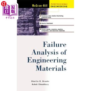 海外直订Failure Analysis of Engineering Materials 工程材料失效分析