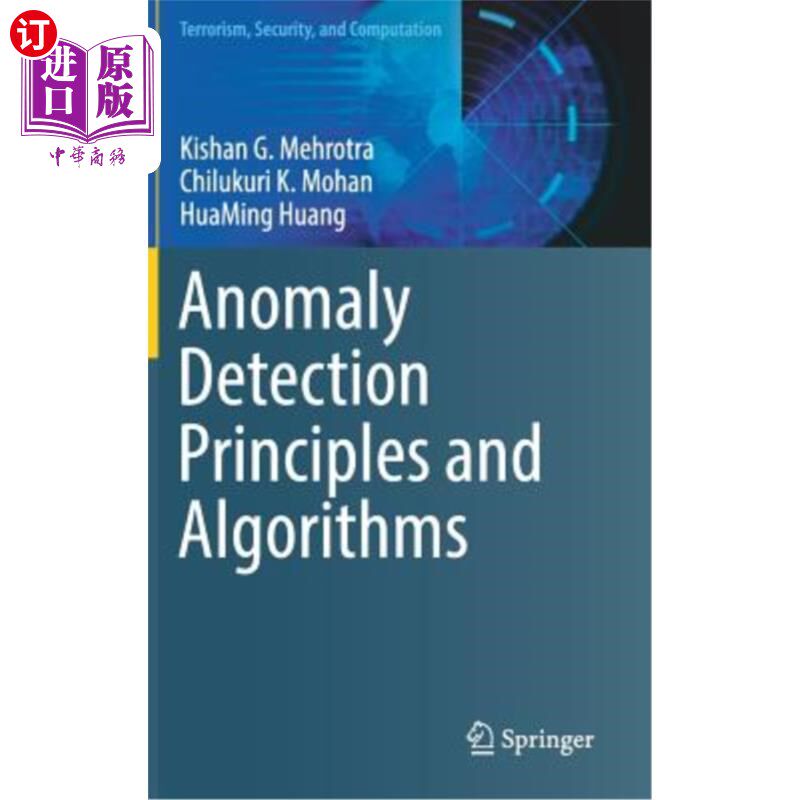 海外直订Anomaly Detection Principles and Algorithms 异常检测原理与算法