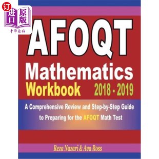 海外直订AFOQT Mathematics Workbook 2018 - 2019: A Comprehensive Review and Step-by-Step  2018-2019年